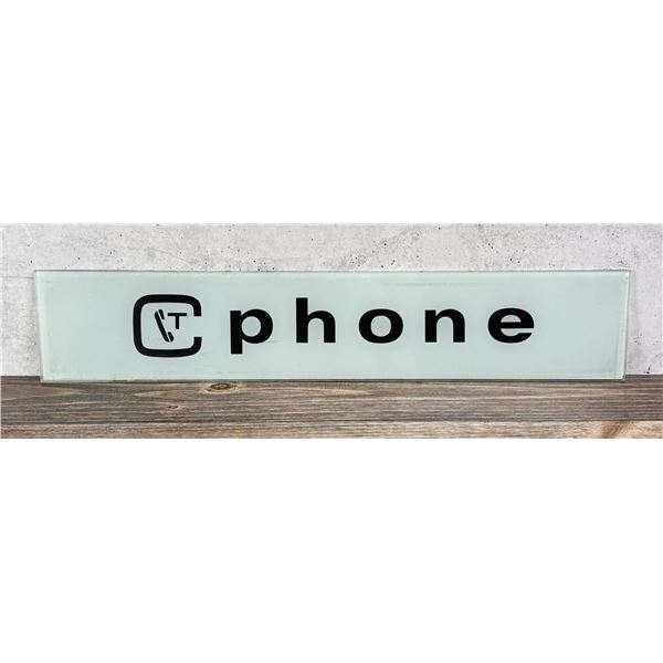 Contel Telephone Booth Sign