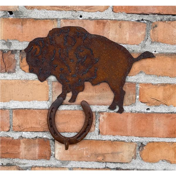Laser Cut Steel Buffalo Coat Hook