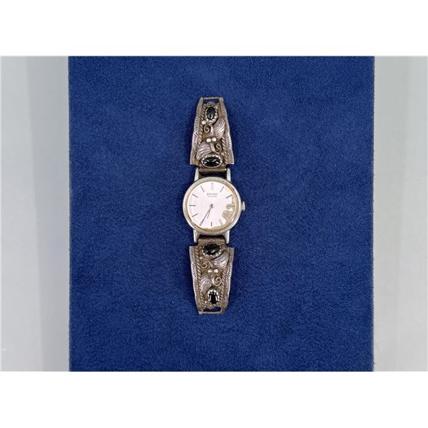 Navajo Sterling Silver Ladies Watch Band Tips