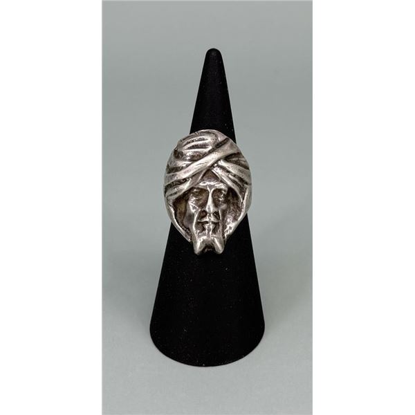 Sterling Silver Orientalist Ibn Kaldun Ring