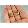 Image 2 : 14k Gold and Diamond Earrings