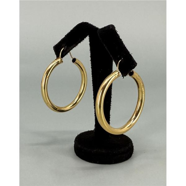 10K Gold Hoop Earrings