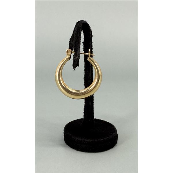 14K Gold Hoop Earring