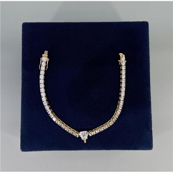 Sterling Silver CZ Tennis Bracelet