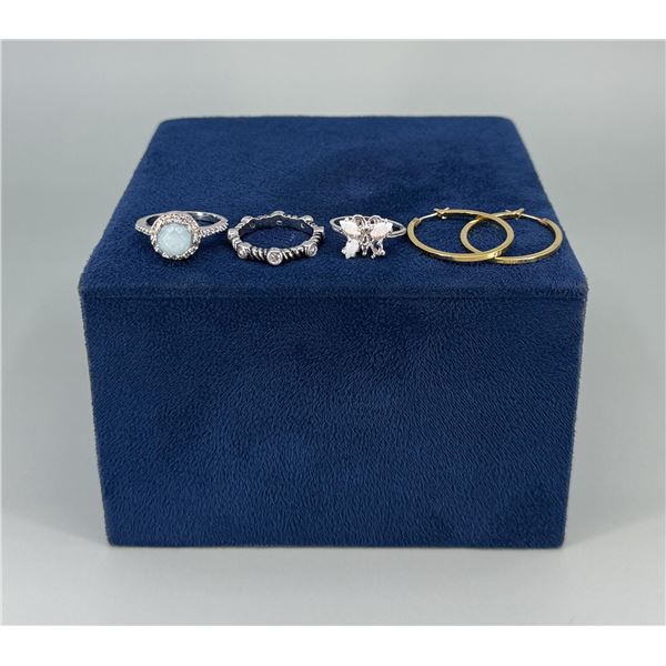 Grouping of Rings and Earrings