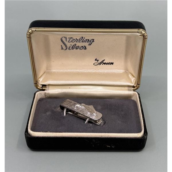 Anson Sterling Silver Trout Tie Clip