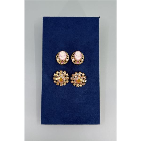 Costume Jewelry Rhinestone Earrings