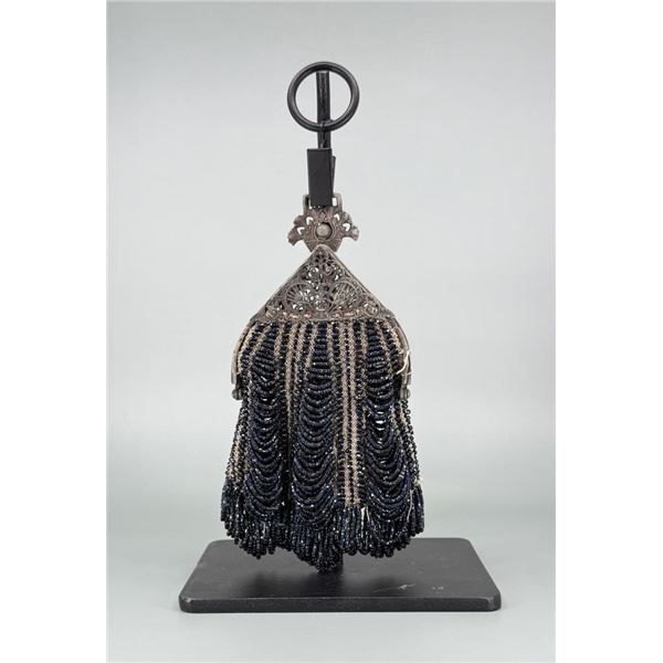 Art Deco Czech Beaded Flapper Purse
