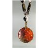 Image 1 : Hippie Boho Carved Carnelian Necklace
