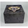 Image 1 : Amethyst and Brass Bracelet