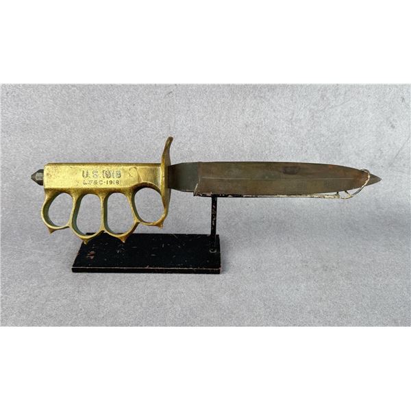 WWI WW1 1918 Trench Knuckle Knife