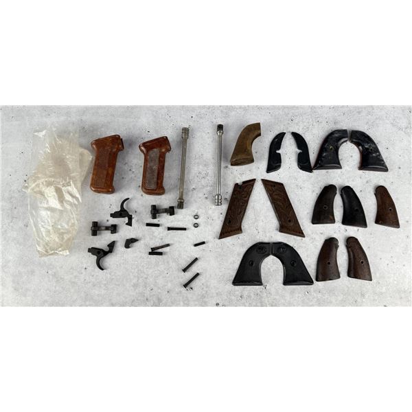 Collection of Pistol Grips and Gun Parts