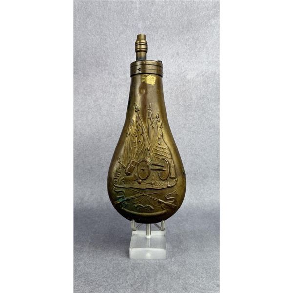 Colt Walker Type Dragoon Brass Powder Flask