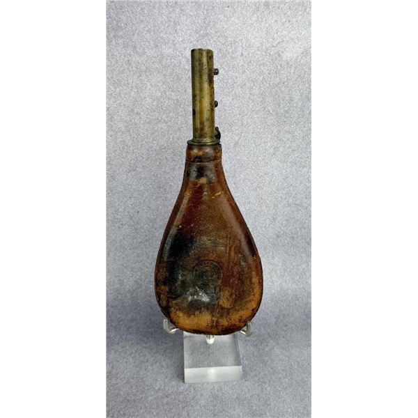 Antique Leather Shot Bag Pouch