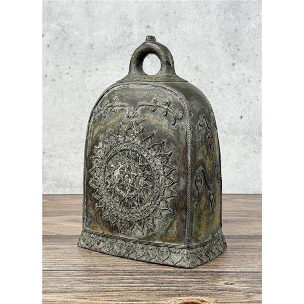 Large Thailand Buddhist Bronze Temple Bell
