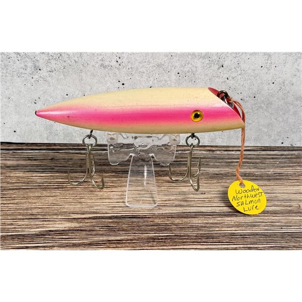 Wood Northwest Salmon Fishing Lure Plug
