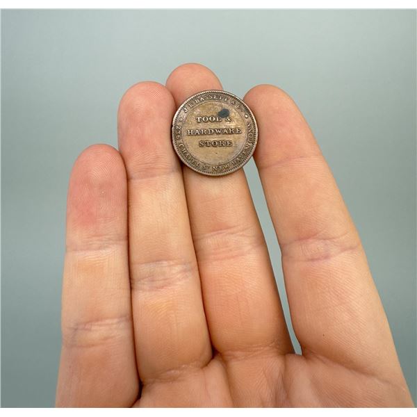 1860 Merchant Trade Token Bassett New Haven