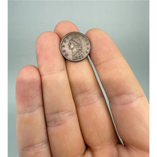 1863 IOU 1 Cent Civil War Trade Token