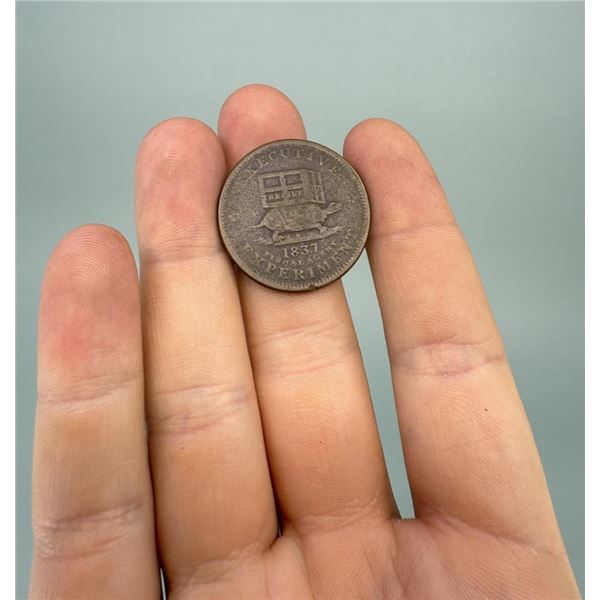 1837 Hard Times Token