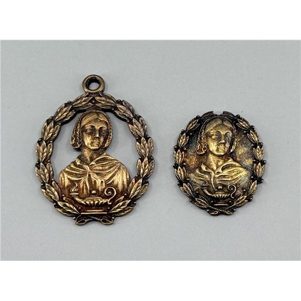 Sterling Silver Nursing Medals