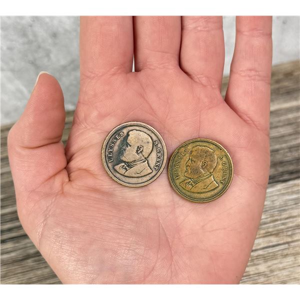 1879 Ulysses S Grant Parade Token Medals