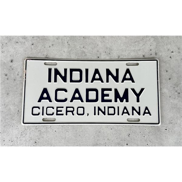 Indiana Academy License Plate Topper Booster