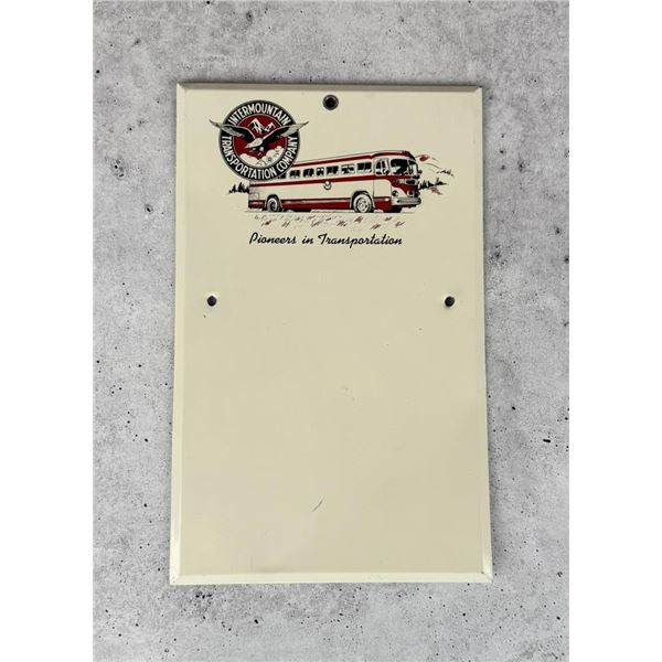 Intermountain Transportation Company Calendar Sign