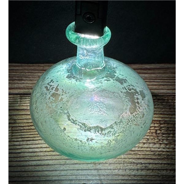 Ancient Roman Glass Unguentarium Perfume Bottle