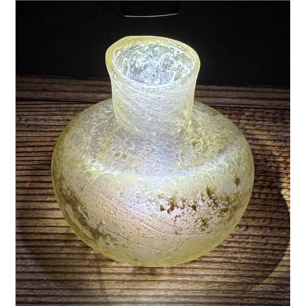 Ancient Roman Glass Unguentarium Perfume Bottle