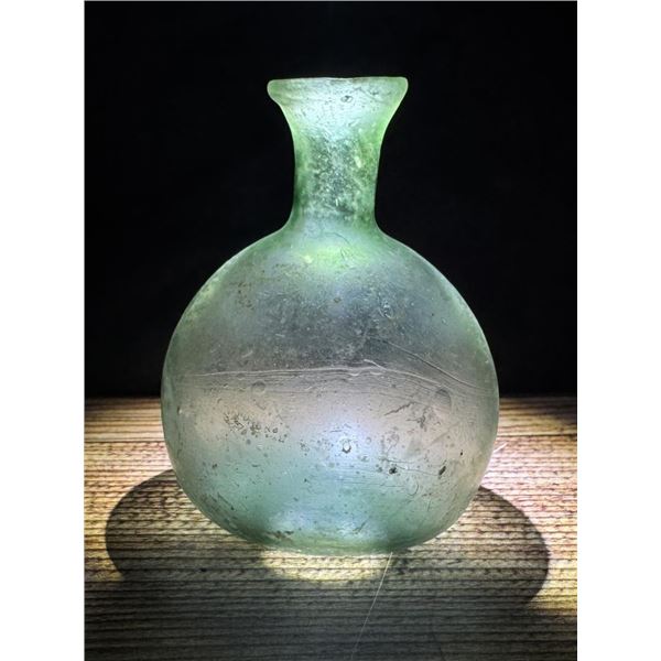 Ancient Roman Glass Unguentarium Perfume Bottle