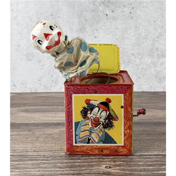 Mattel Tin Litho Jack in the Box Toy