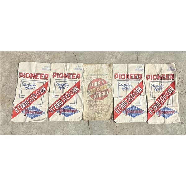 Collection of Seed Feed Sacks