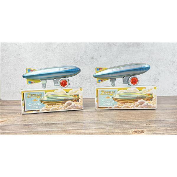 Tin Litho Toy Zeppelins