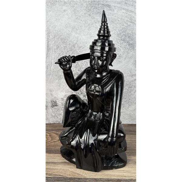 Thailand Wood Warrior Figure