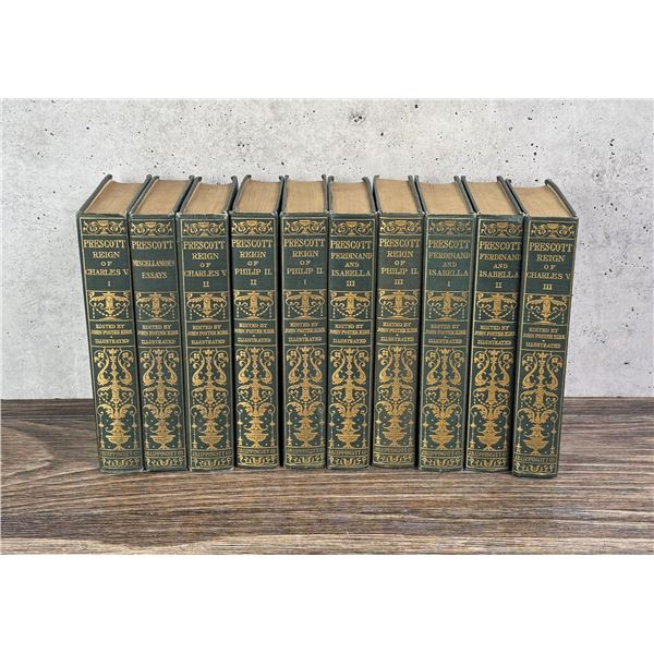 William H. Prescott 10 Volumes