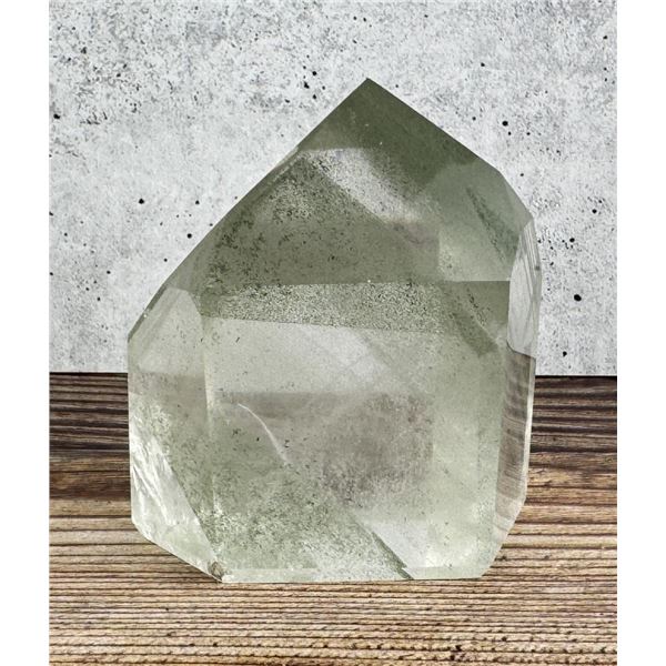 Large Himilayan Chlorite Quartz Lemurian Crystal