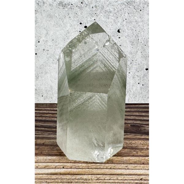 Large Himilayan Chlorite Quartz Lemurian Crystal