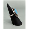 Image 2 : Navajo Sterling Silver Turquoise Ring