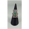 Image 1 : Old Pawn Navajo Sterling Silver Turquoise Ring