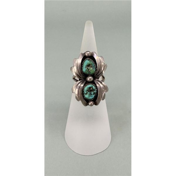 Navajo Sterling Silver Turquoise Ring