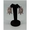 Image 1 : Hopi Sterling Silver Tortoise Turtle Earrings