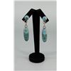 Image 1 : Mabel Watson Zuni Zuni Sterling Turquoise Earrings