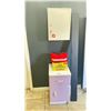 Image 1 : FIRST AID WALL CABINET, FLOOR CABINET  WITH ASSORTED FIRST AID CONTENTS