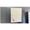 Image 2 : FIRST AID WALL CABINET, FLOOR CABINET  WITH ASSORTED FIRST AID CONTENTS