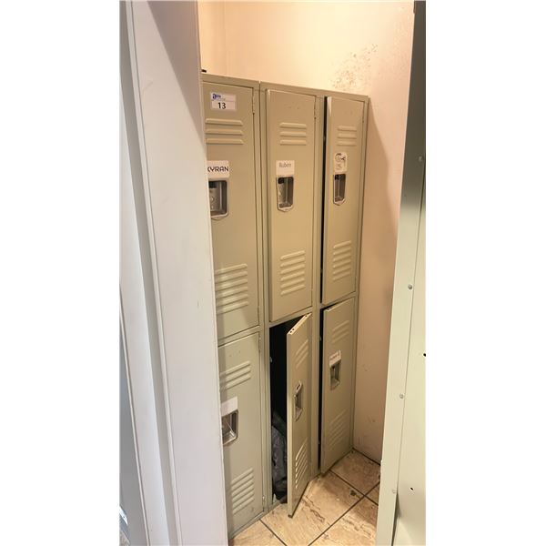 2 -6 DOOR LOCKER SYSTEMS