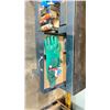 Image 4 : MASTERCRAFT BLUE METAL 2 DRAWER 48"W X 24"D X 36"H INDUSTRIAL WORKBENCH WITH PEGBOARD BACK SHELF
