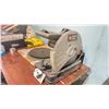 Image 2 : PORTER-CABLE ELECTRIC INDUSTRIAL CHOP SAW WITH VARIOUS WOOD & METAL CUTTING SAW BLADES