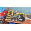Image 1 : ASSORTED METAL SHOP HAND TOOLS MEGAFLOW LUBRICANT & MINI 4 WHEEL TRANSPORT CARTS