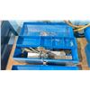 Image 3 : 2 BLUE METAL HANDHELD TOOL BOXES WITH ASSORTED CONTENTS