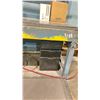 Image 3 : BLUE ADJUSTABLE  INDUSTRIAL WORK TABLE WITH LIGHTING BACK RACK AND 3 DRAWER STORAGE  CABINET  AND 3